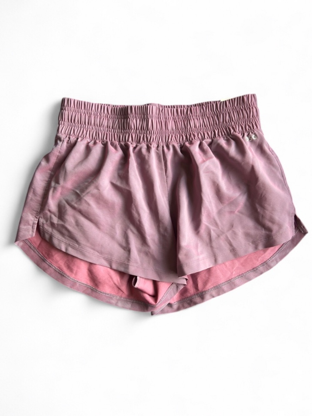DSG Dusty Pink Women's Athletic Shorts with Inner Brief